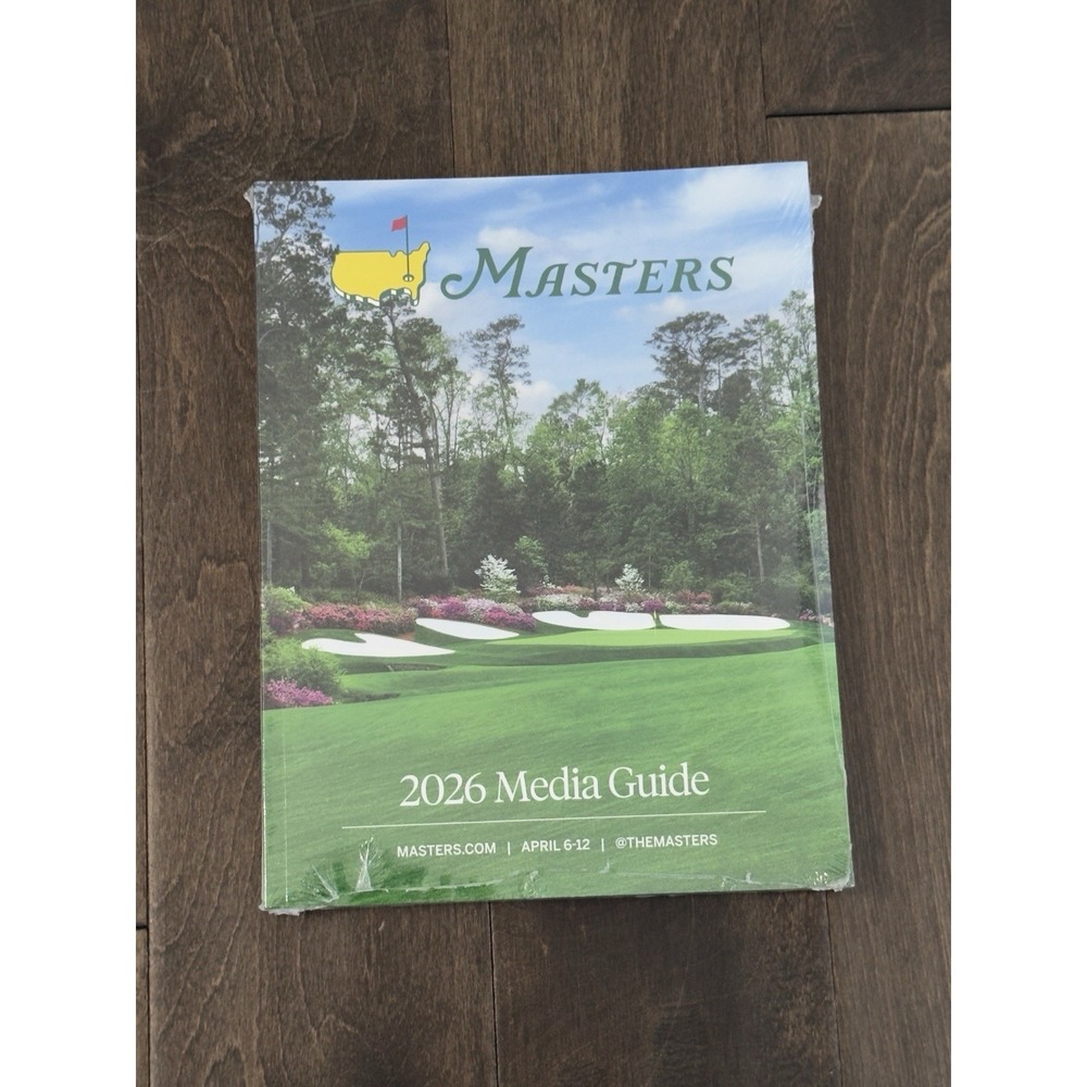 Masters 2026 Media Guide Augusta‎ National Golf Tournament New Sealed